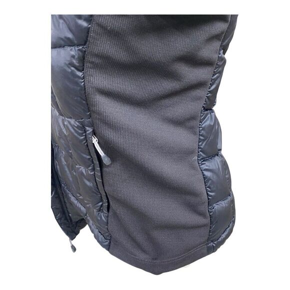 Mountain Hardwear Women’s Zonal Down Puffer Jacket Black Stretch Panel Size S - Picture 15 of 15